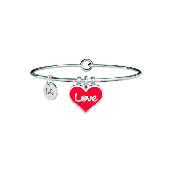731608 Bracciale Love "Ama di pura passione con tutto il tuo cuore: è l'unica cosa di cui non potrai mai pentirti"