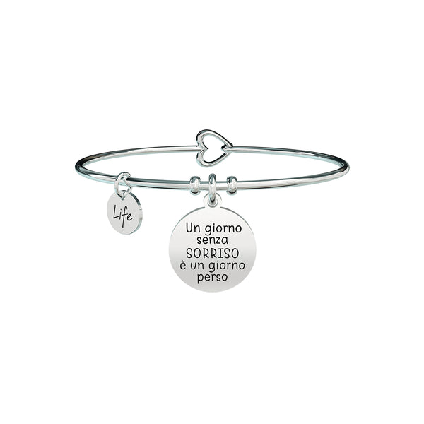 731628 Bracciale Philosophy "Un giorno senza sorriso è un giorno perso"