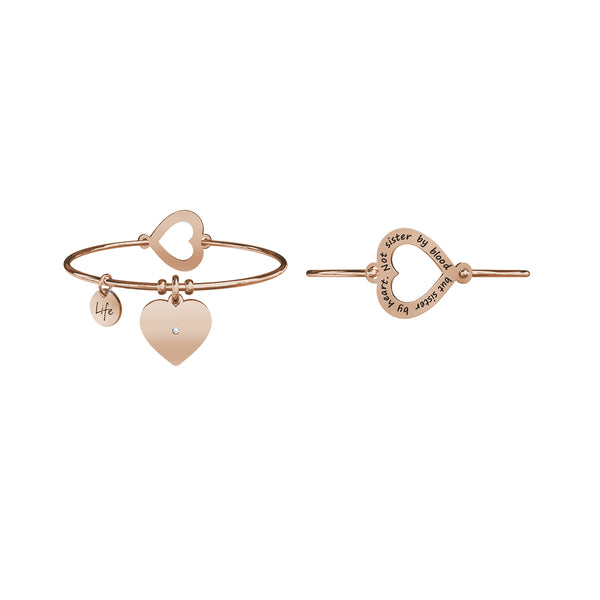 731634 Bracciale Love "Not sister by blood but sister by heart"