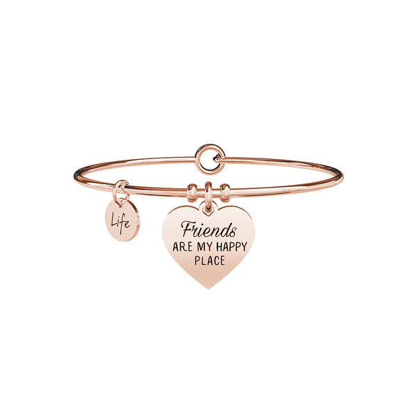 731637 Bracciale Love "Friends are my happy place"