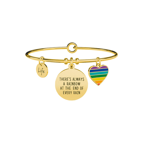 731668 Bracciale Philosophy "There is always a rainbow at the end of every rain"