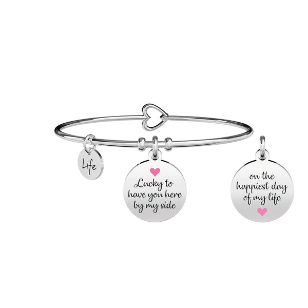 731698 Bracciale Special Moments "Lucky to have you here by my side"