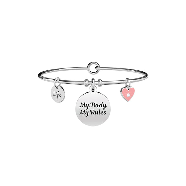 731720 Bracciale Philosophy "My body my rules"
