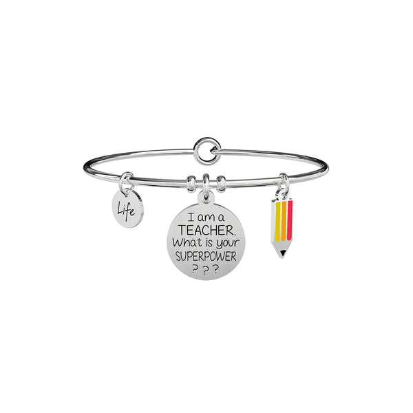 731746 Bracciale Love "I'm a teacher what is your superpower?"