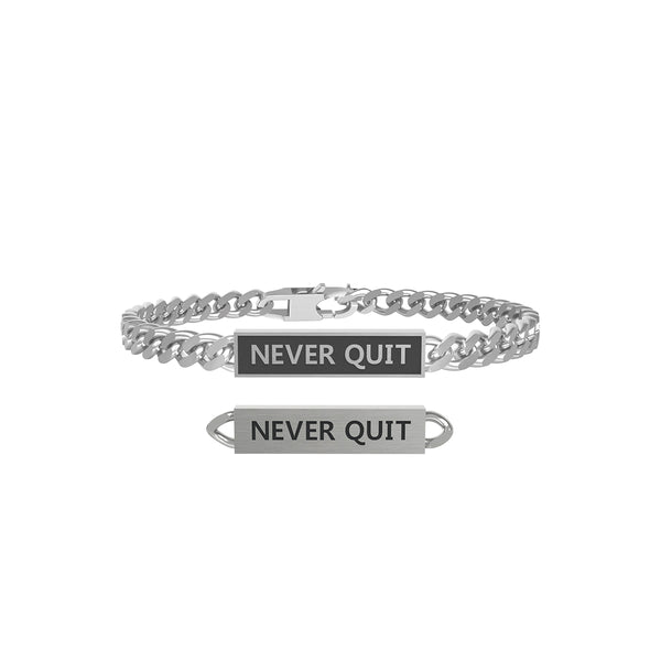731803 Bracciale Philosophy "Never quit"