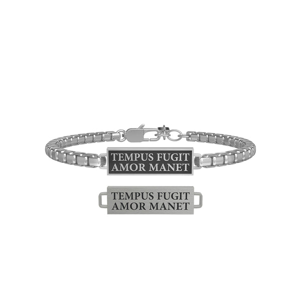 731807 Bracciale Love "Tempus fugit amor manet"