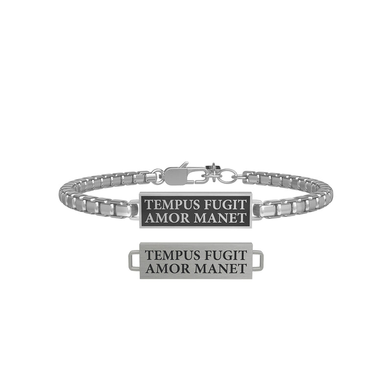 731807 Bracciale Love "Tempus fugit amor manet"