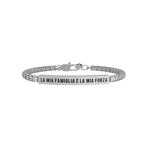731808 Bracciale Family "La mia famiglia è la mia forza"