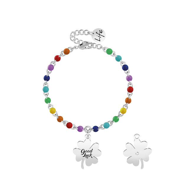 731826 Bracciale Nature "Quadrifoglio"