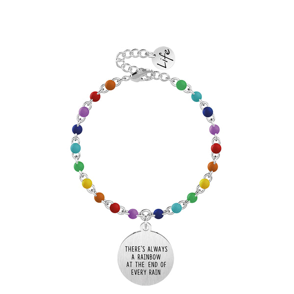 731829 Bracciale Philosophy "There is always a rainbow at the end of every rain"