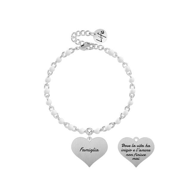 731839 Bracciale Family "Dove la vita ha inizio e l'amore non finsice mai"