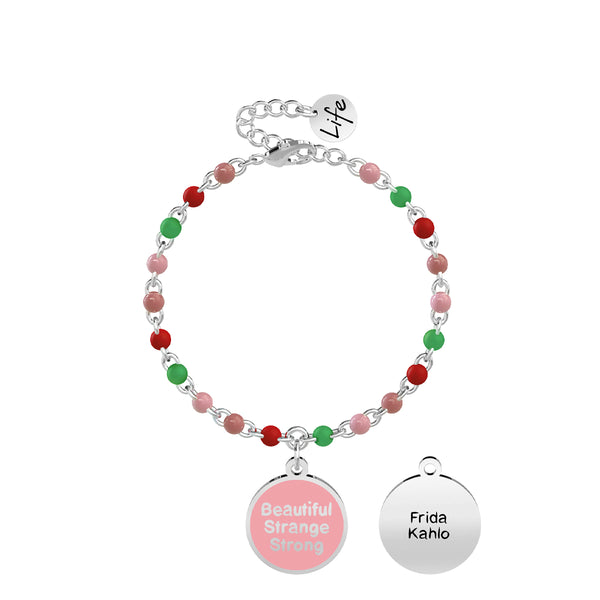 731859 Bracciale Frida Kahlo "Beautiful strange strong"