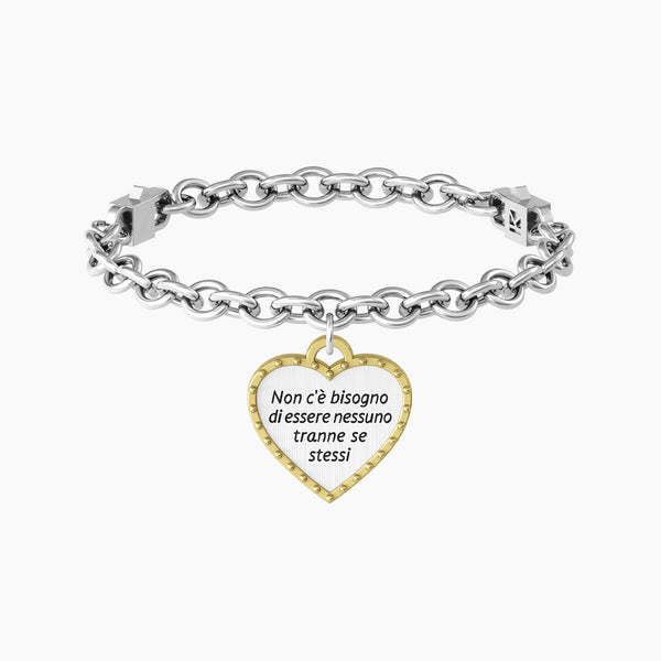 732003 Bracciale Philosophy "Non c'è bisogno di essere nessuno tranne sé stessi"