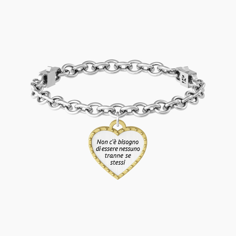 732003 Bracciale Philosophy "Non c'è bisogno di essere nessuno tranne sé stessi"