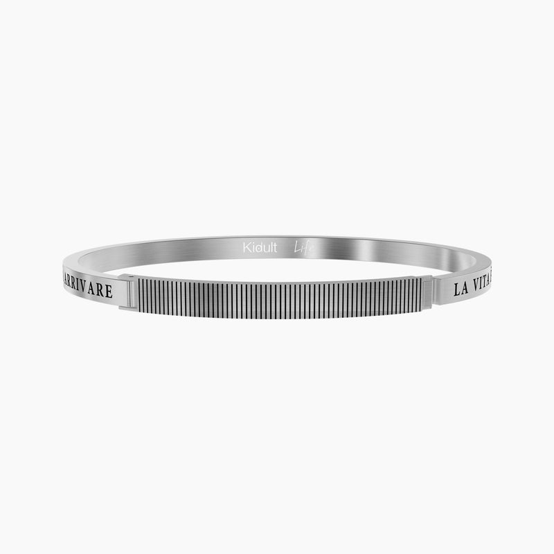 732042 Bangle Philosophy "La vita e' piena di sorprese. C'e' sempre qualcosa di bello che dovra' arrivare"