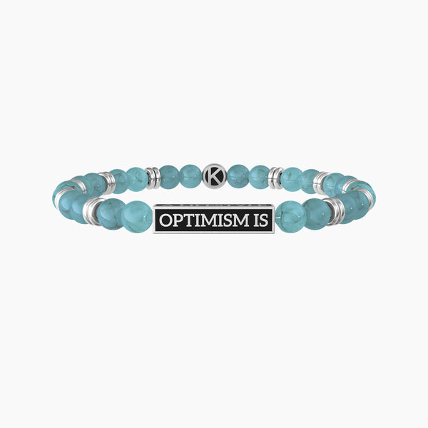 732046 Bracciale Philosophy "Optimism is a lifestyle"