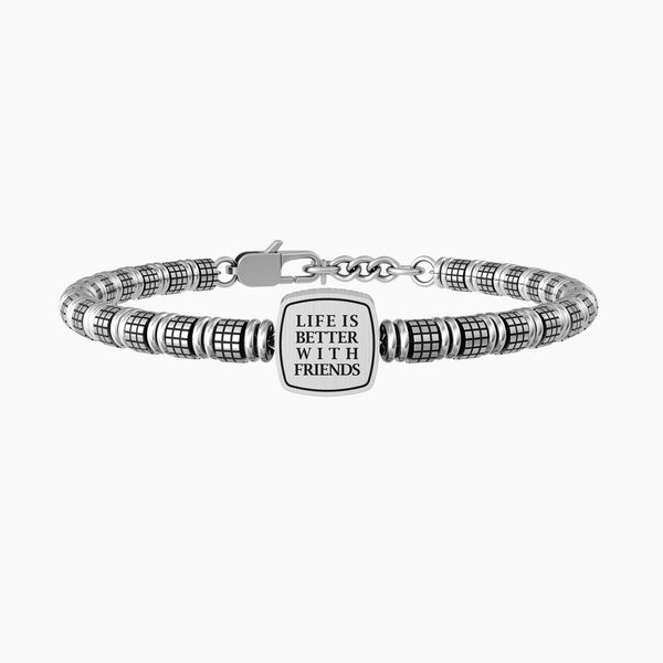 732068 Bracciale Love "Life is better with friends"