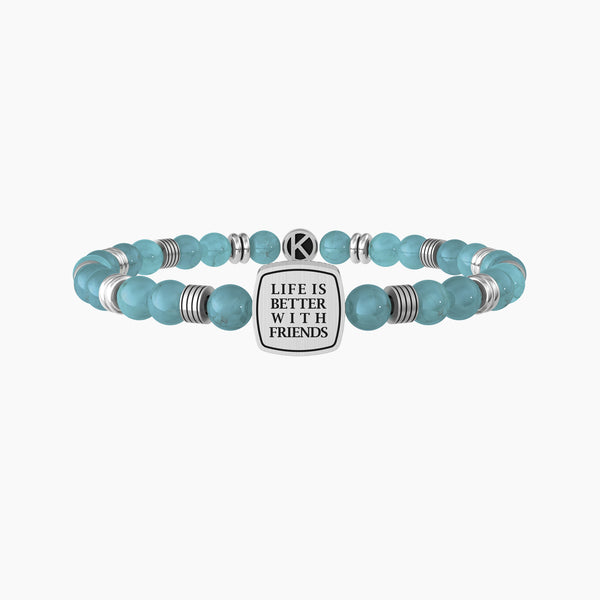 732072 Bracciale Love "Life is better with friends"
