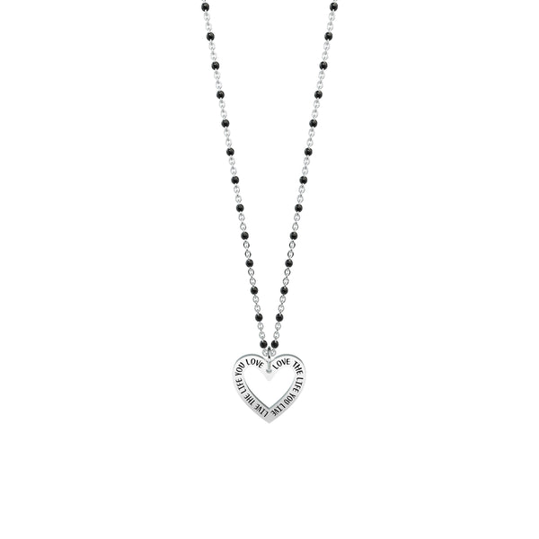 751085 Girocollo Philosophy "Love the life you live live the life you love"