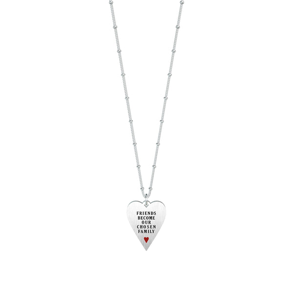 751124 Collana Love "Friends become our chosen family"