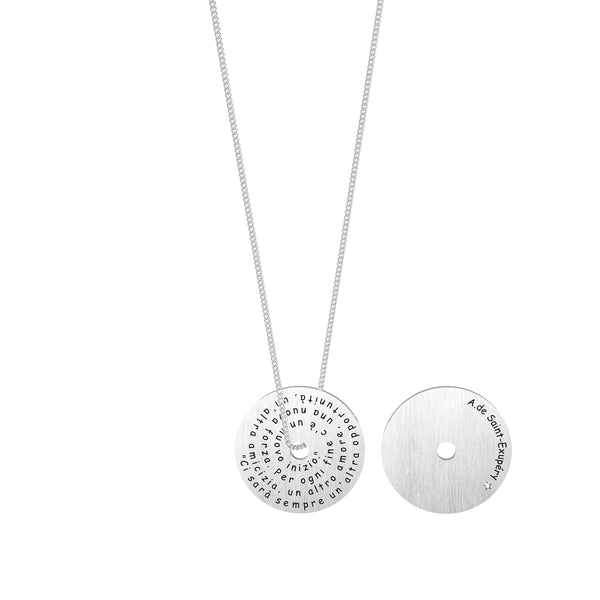 751133 Collana Philosophy "Ci sarà sempre un'altra opportunità un'altra amicizia un altro amore una nuova forza. Per ogni fine c'è un nuovo inizio"