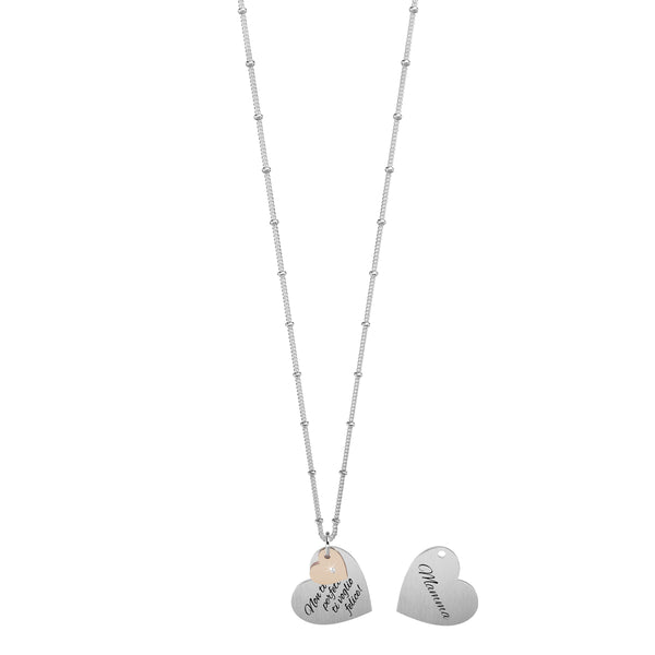 751209 Collana Family "Mamma non ti voglio perfetta ti voglio felice"