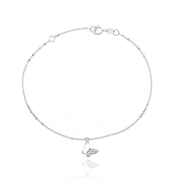 Bracciale Farfalla e¬† Zirconi - Gioielleria Fondente