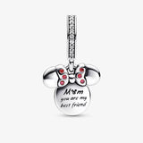 Disney, Minnie, Pendente "Mom you are my best friend" - Gioielleria Fondente