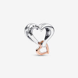 Charm Openwork Cuore Infinito "Familiy is Love" - Gioielleria Fondente