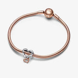 Charm Openwork Cuore Infinito "Familiy is Love" - Gioielleria Fondente
