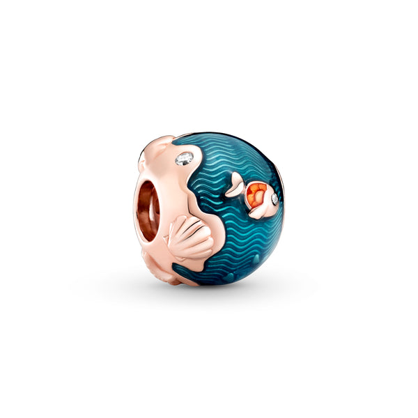 789004c01 Charm Pesce e onde dell’oceano sfavillante
