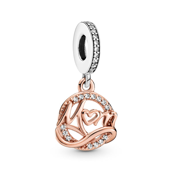 789374c01 Charm pendente Mum bicolore