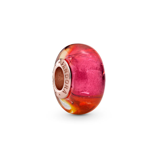 789440c00 Charm in vetro di Murano Tramonto scintillante