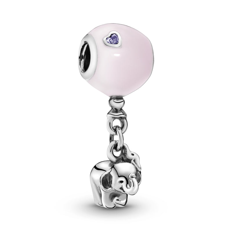 797239en160 Charm pendente Elefante e palloncino rosa