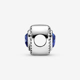Charm Cuore Pietra Blu - Gioielleria Fondente