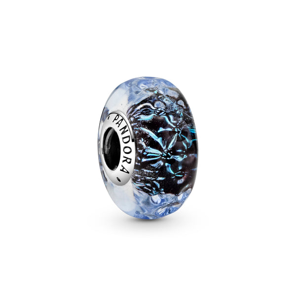 798938c00 Charm Oceano in vetro di Murano blu scuro