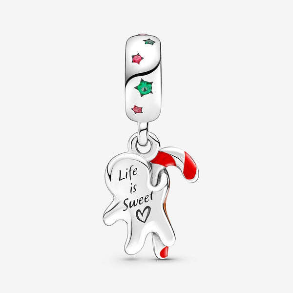 Charm Pendente Omino Pan di Zenzero - Gioielleria Fondente