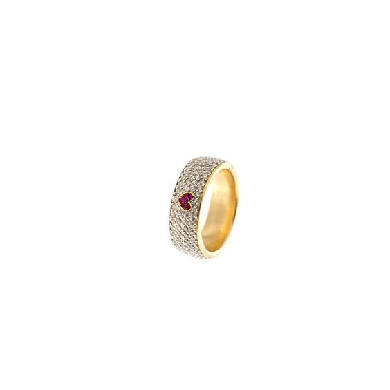 Anello collezione "Galactica" con cuore - Gioielleria Fondente