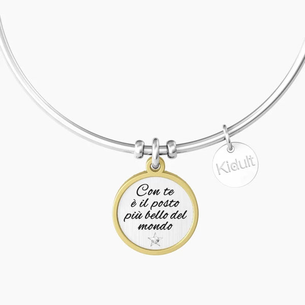 Bracciale Love "Con te è il posto più bello del mondo” - Gioielleria Fondente