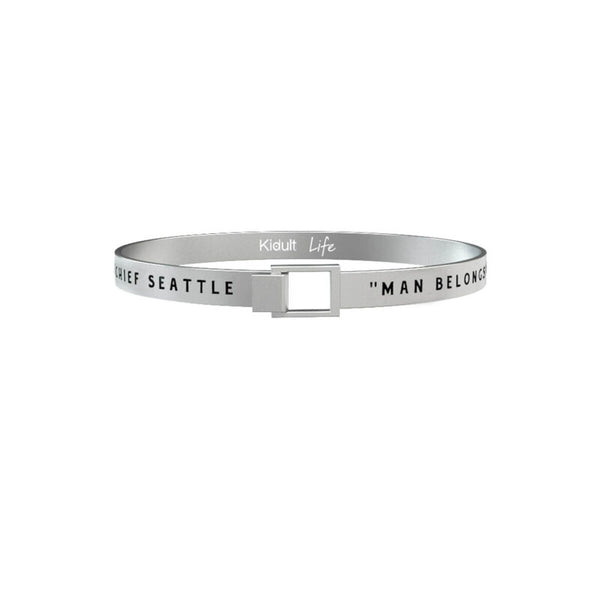 731390 Bracciale Nature "Man belongs to the Earth. Earth does not belong to man"