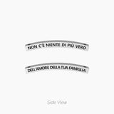 Bracciale Family "NON C’E’ NIENTE DI PIU’ VERO DELL’AMORE DELLA TUA FAMIGLIA” - Gioielleria Fondente