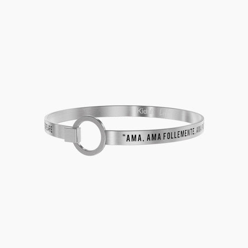 731057 Bracciale Love "Ama ama follemente ama più che puoi e se ti dicono che è peccato ama il tuo peccato e sarai innocente"