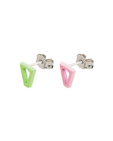 Orecchini "Joy baby Pink & Green" - Gioielleria Fondente