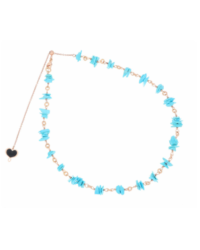 ghctatuc Collana "Costa azzurra"