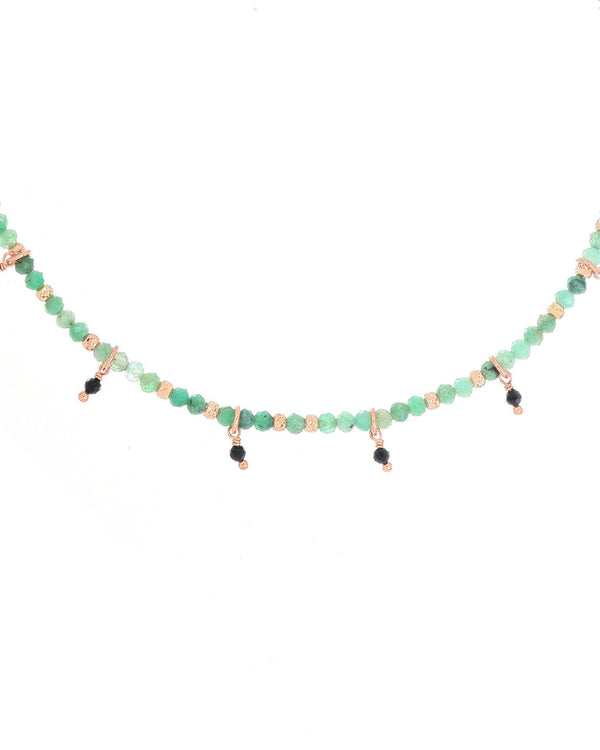 ghisf2smsp Girocollo "Smeraldo e Rodocrosite"