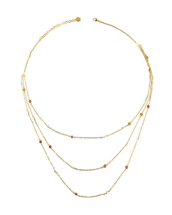 Collana girocollo collezione "Galactica" a 3 fili - Gioielleria Fondente