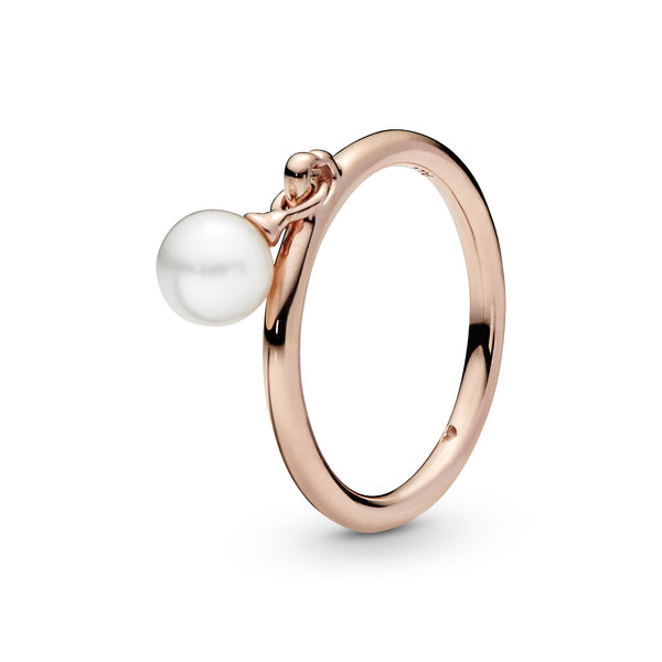 187525p Anello con perla coltivata d’acqua dolce pendente