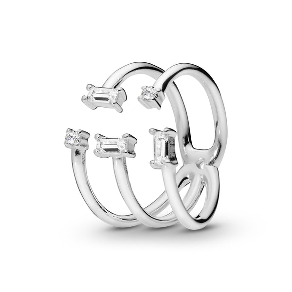 197527cz Anello aperto Frammenti di ghiaccio