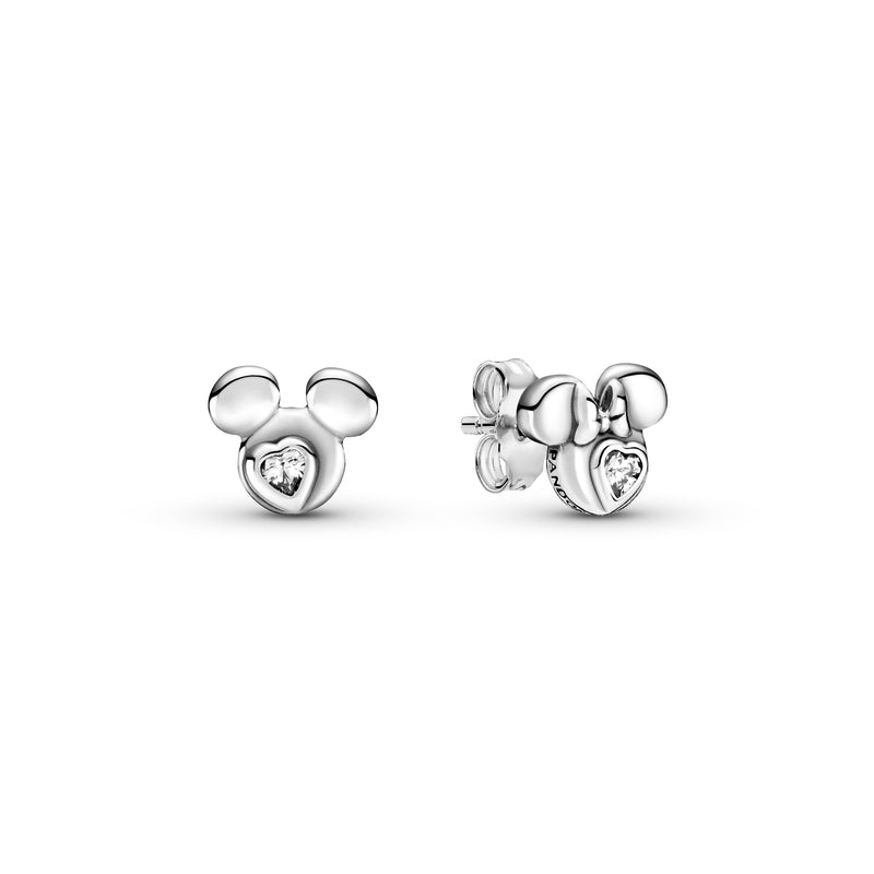 299258c01 Disney  orecchini a lobo Silhouette Mickey Mouse e Minnie