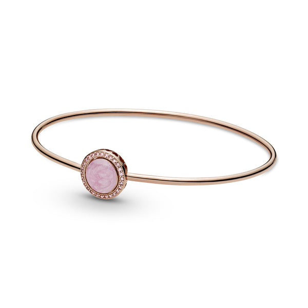 589287c01 Bracciale rigido Spirale rosa